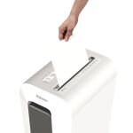 Fellowes LX Series LX65 Aktenvernichter Partikelschnitt-Zerkleinerung Weiß