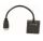 Techly IDATA-HDMI-VGA2 Videokabel-Adapter VGA (D-Sub) Schwarz