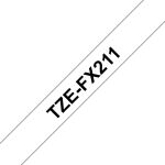 Brother TZE-FX211 Etiketten erstellendes Band Schwarz auf...