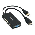 Lindy 38182 Videokabel-Adapter 0,15 m Schwarz