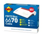 Box FRITZ! 6670 WLAN-Router Dual-Band (2,4 GHz/5 GHz) Weiß