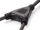 Equip Hochwertiges Strom-Y-Kabel, Schuko auf 2 x C13, 1.8m