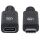 Manhattan SuperSpeed+ USB-C Verlängerungskabel, USB 3.1 Gen2, Typ C-Stecker auf Typ C-Buchse, 10 Gbit/s, 5 A, 0,5 m, schwarz