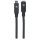 Manhattan SuperSpeed+ USB-C Verlängerungskabel, USB 3.1 Gen2, Typ C-Stecker auf Typ C-Buchse, 10 Gbit/s, 5 A, 0,5 m, schwarz