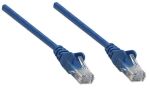 Intellinet Netzwerkkabel, Cat6, U/UTP, CCA, Cat6-kompatibel, RJ45-Stecker/RJ45-Stecker, 1,0 m, blau