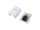 Equip 235215 Netzwerkanschlussdose Cat6a Weiß