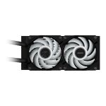GIGABYTE AORUS WATERFORCE II 240 AIO Flüssigkeits-CPU-Kühler - 2x120mm ARGB-Lüfter, Schiebe-in-Verriegelungsmechanismus, DAISY-CHAIN, kompatibel mit Intel LGA 1851 und AMD AM5