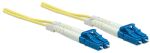 Intellinet Glasfaser LWL-Anschlusskabel, Duplex, Singlemode, LC/LC, 9/125 µm, OS2, 5 m, gelb