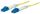 Intellinet Glasfaser LWL-Anschlusskabel, Duplex, Singlemode, LC/LC, 9/125 µm, OS2, 5 m, gelb