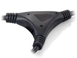 Equip Hochwertiges Strom-Y-Kabel, C14 auf 2 x C13, 1,6m