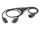 Equip Hochwertiges Strom-Y-Kabel, C14 auf 2 x C13, 1,6m