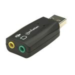 Manhattan Hi-Speed USB 3D Sound Adapter, Verbessert Audiozugriff und -Performance