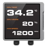 COUGAR CPU Wasserkühlung Poseidon Vistek Pro 240, ARGB, Schwarz