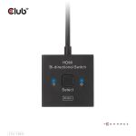 CLUB3D CSV-1384 Tastatur/Video/Maus (KVM)-Switch Schwarz