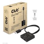 CLUB3D CSV-1384 Tastatur/Video/Maus (KVM)-Switch Schwarz
