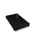 ICY BOX IB-233U3-B; Ext. Gehäuse für 2,5" SATA III (6 Gbit/s) HDD/SSD, USB 3.2 Gen 1 UASP Host, Silikon Schutzhülle