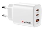 Verbatim 32353 Ladegerät für Mobilgeräte Universal Weiß AC Schnellladung Drinnen