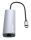Manhattan 153966 laptop-dockingstation & portreplikator Kabelgebunden USB 3.2 Gen 2 (3.1 Gen 2) Type-C Silber