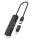 ICY BOX IB-HUB1439-LAN, USB 3.2 Gen 1 HUB und LAN Adapter, Type-A+C zu 2x USB-A & 1x USB-C® & Gigabit LAN, USB Type-A zu Type-C Adapter, Aluminium, schwarz