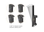 Equip 45“-50“ Dreifach TV-Deckenhalterung