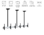 Equip 45“-50“ Dreifach TV-Deckenhalterung