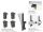 Equip 45“-50“ Dreifach TV-Deckenhalterung