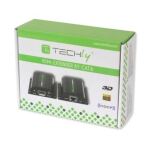 Techly IDATA-EXT-E70I Audio-/Video-Leistungsverstärker AV-Sender & -Empfänger Schwarz