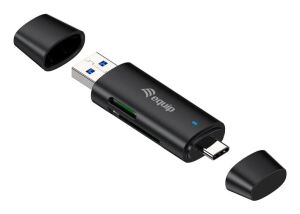 Equip 245462 Kartenleser USB 3.2 Gen 1 (3.1 Gen 1) Type-A/Type-C Schwarz