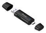 Equip 245462 Kartenleser USB 3.2 Gen 1 (3.1 Gen 1) Type-A/Type-C Schwarz