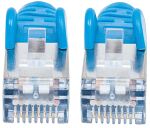 Intellinet Premium Netzwerkkabel, Cat6a, S/FTP, 100% Kupfer, Cat6a-zertifiziert, LS0H, RJ45-Stecker/RJ45-Stecker, 10,0 m, blau