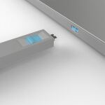 Lindy 40465 Schnittstellenblockierung Schnittstellenblockierung + Schlüssel USB Typ-C Blau Acrylnitril-Butadien-Styrol (ABS) 1 Stück(e)