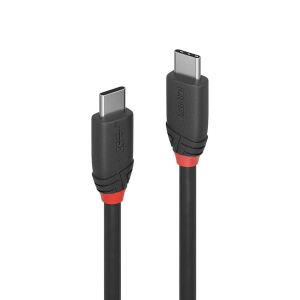 Lindy 36906 USB Kabel USB 3.2 Gen 1 (3.1 Gen 1) 1 m USB C 10 Gbit/s Schwarz