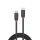 Lindy 36906 USB Kabel USB 3.2 Gen 1 (3.1 Gen 1) 1 m USB C 10 Gbit/s Schwarz