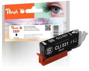 Peach PI100-498 Druckerpatrone 1 Stück(e) Kompatibel Standardertrag Schwarz
