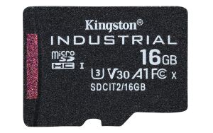 Kingston Technology 16GB microSDHC Industrial C10 A1 pSLC Karte Einzelpackung ohne Adapter