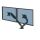 Fellowes Platinum Series 8042501 Flachbildschirm-Tischhalterung 101,6 cm (40") Wand Schwarz