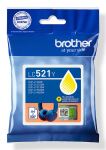 Brother LC521Y Druckerpatrone 1 Stück(e) Original Gelb