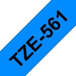 Brother TZE-561 Etiketten erstellendes Band Scwarz auf blau