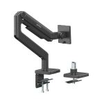 Manhattan 462570 Flachbildschirm-Tischhalterung 124,5 cm (49") Tisch/Bank Schwarz