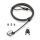 Kensington ClickSafe 2.0 Universelles 3-in-1 Laptopschloss