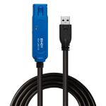 Lindy 43362 USB Kabel USB 3.2 Gen 1 (3.1 Gen 1) 30 m USB A 5 Gbit/s Schwarz, Blau