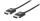 Manhattan Ultradünnes High Speed HDMI-Kabel mit Ethernet-Kanal, HEC, ARC, 3D, 4K, HDMI-Stecker auf HDMI-Stecker, geschirmt, schwarz, 1 m