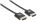 Manhattan Ultradünnes High Speed HDMI-Kabel mit Ethernet-Kanal, HEC, ARC, 3D, 4K, HDMI-Stecker auf HDMI-Stecker, geschirmt, schwarz, 1 m