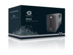 Conceptronic ZEUS02E Unterbrechungsfreie Stromversorgung (USV) Line-Interaktiv 0,85 kVA 480 W 4 AC-Ausgänge