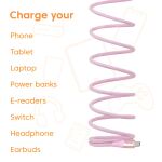 CLUB3D CAC-3031 USB Kabel USB 2.0 2 m USB C Pink
