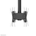 Neomounts CL35-340BL22 Doppel Monitor-/TV-Deckenhalterung 23-43" - H 106-156 cm