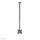 Neomounts CL35-340BL22 Doppel Monitor-/TV-Deckenhalterung 23-43" - H 106-156 cm
