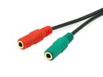 Equip 147943 Audio-Kabel 1,5 m 2 x 3.5mm 3.5mm Schwarz