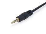 Equip 147943 Audio-Kabel 1,5 m 2 x 3.5mm 3.5mm Schwarz
