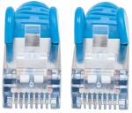 Intellinet Netzwerkkabel mit Cat6a-Stecker und Cat7-Rohkabel, S/FTP, 100% Kupfer, LS0H, 5 m, blau